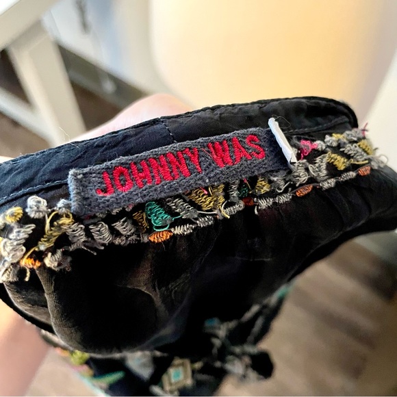 Johnny Was Embroidered Bohemian Blouse - Picture 11 of 12